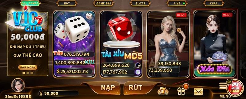 Sơ lược về xóc đĩa online tại Vic Club
